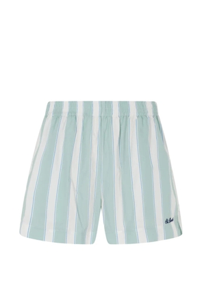 MC2 Saint Barth Meave stripe-print shorts - Green