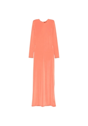 Raquel Diniz Carolyne twist-detail open-back maxi dress - Orange