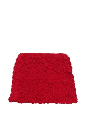 Selia Richwood Lia shirred mini beach skirt