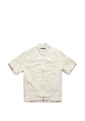 Song For The Mute zip-up shirt - White