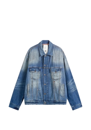 Acne Studios flap-pocket denim jacket - Blue