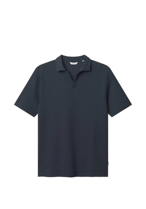 GABBA GABlio waffle-knit Lio polo shirt - Blue