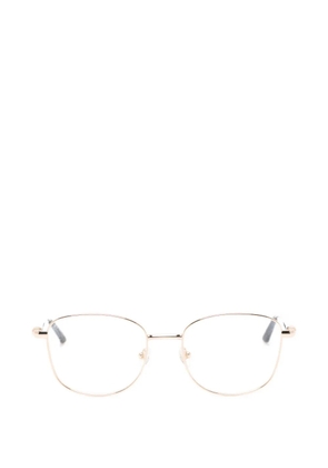 Jacquemus geometric-frame glasses - Gold