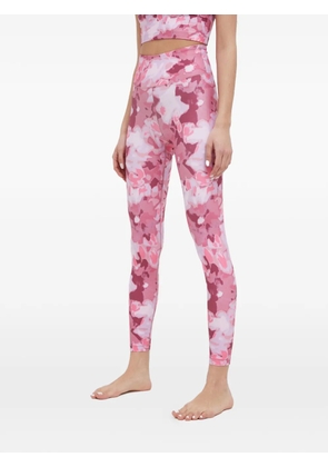 Casall abstract-print leggings - Pink