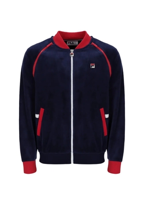 Fila Daniele Archive logo-patch velvet jacket - Blue