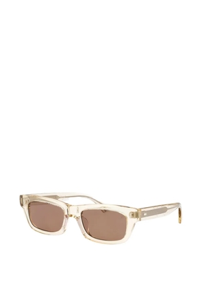 FIVEFOURFIVE rectangle-frame sunglasses - Yellow