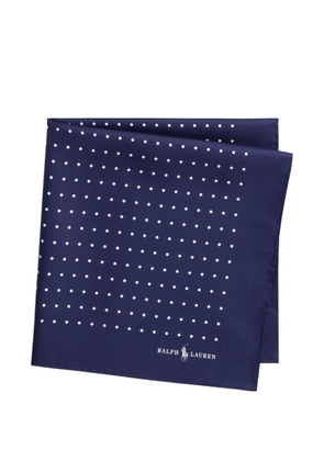 Polo Ralph Lauren polka-dot silk bandanna - Blue
