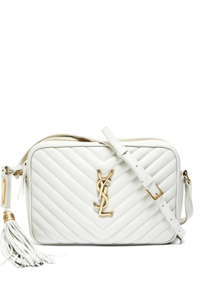 Saint Laurent Pre-Owned 2020s Lou quilted camera bag - White