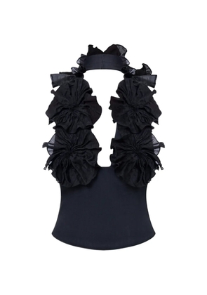 Stolen Stores Lotus Leaf ruffled top - Black