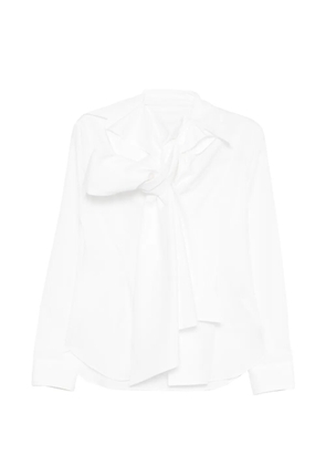 Yohji Yamamoto tie shirt - White