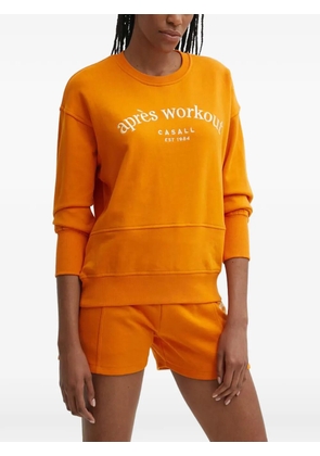 Casall Terry Spring crew-neck sweatshirt - Orange