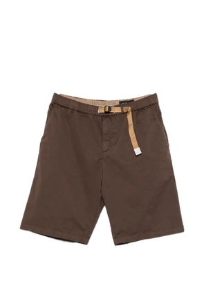 White Sand Kevin NF belted elasticated-waist shorts - Brown