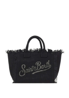 MC2 Saint Barth frayed-trim tote bag - Black