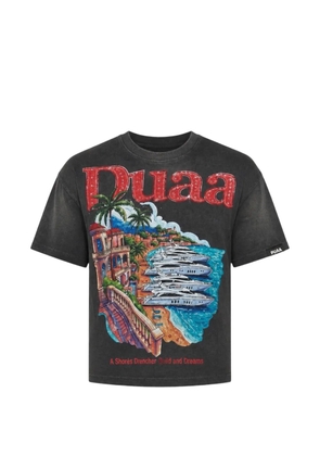duaa Shoreline rhinestone-embellished T-shirt - Black