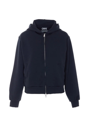 OWN logo-embroidered hoodie - Blue