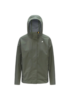 K-Way Rose Stretch hooded jacket - Green