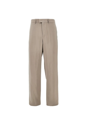 Emporio Armani belt-loop straight-leg trousers - Neutrals