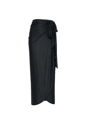 Água de Coco knot-detail sarong - Black