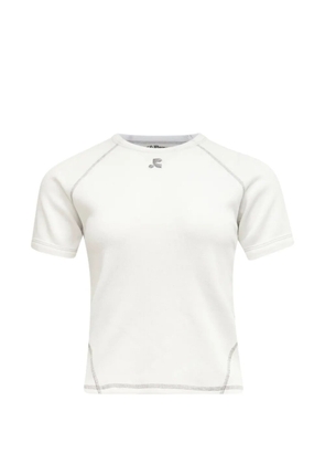 Rest & Recreation waffle-knit raglan T-shirt - White