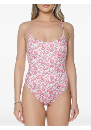 MC2 Saint Barth Cecille floral-print swimsuit - White