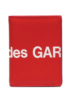 Comme Des Garçons Wallet Huge Logo card holder - Red