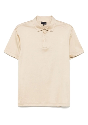 Giorgio Armani short-sleeved polo shirt - Neutrals