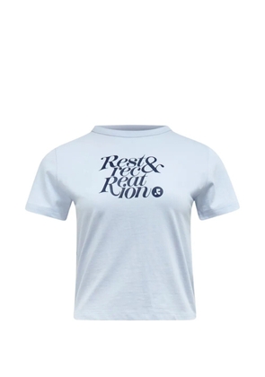 Rest & Recreation logo-print T-shirt - Blue