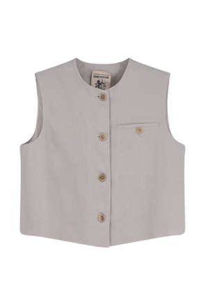 Semicouture Jenelle button-fastening waistcoat - Grey