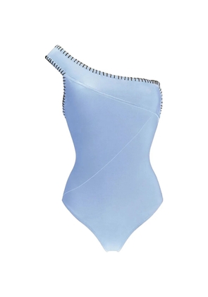 KIÓHNE Terra whipstitch-trim swimsuit - Blue
