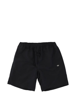 Song For The Mute x Adidas 007 logo-embroidered side-stripe shorts - Black