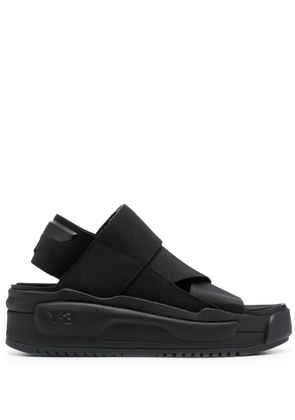 Y-3 Rivalry elasticated-strap sandals - Black