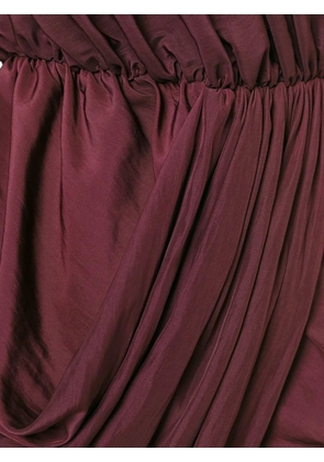 Lanvin tassel-detail draped dress - Pink