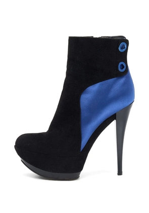 Casadei Vintage platform ankle boots - Black