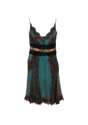 Dolce & Gabbana Pre-Owned sequin-embellished midi dress - Blue