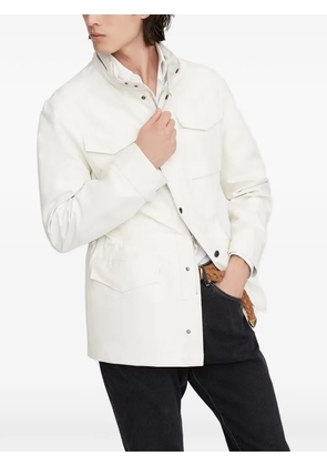 Brunello Cucinelli four-pockets field jacket - White