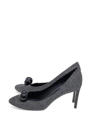 Louis Vuitton Pre-Owned Inclusion bead pointed-toe pumps - Grey