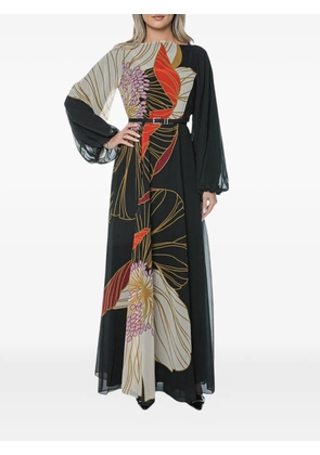 Ted Baker Cammeli floral-print maxi dress - Black