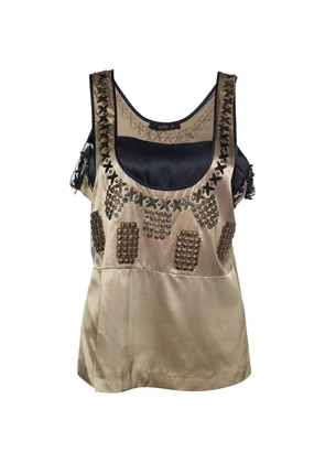 Etro Pre-Owned embellished sleeveless top - Neutrals
