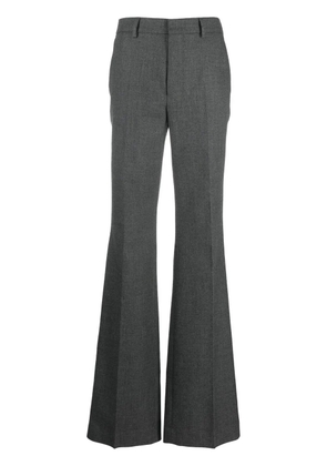 AMI Paris wool flared tailored trousers - Grey