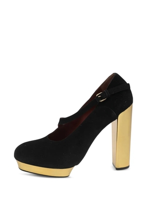 Marc Jacobs Vintage suede platform pumps - Black