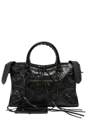 Balenciaga small Le City leather tote bag - Black