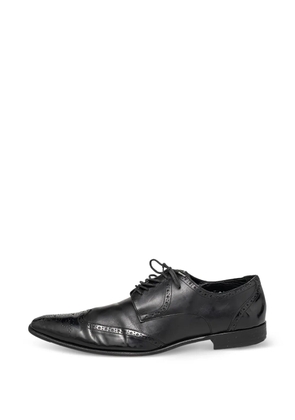 Dolce & Gabbana Pre-Owned brogue lace-up Derby shoes - Black