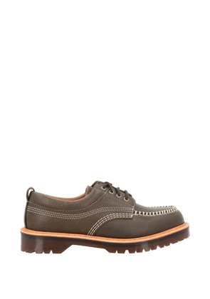 Dr. Martens Lowell contrast-stitch derby shoes - Green