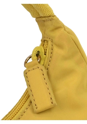 Prada Pre-Owned 1990-2000s enamel triangle-logo tote bag - Yellow