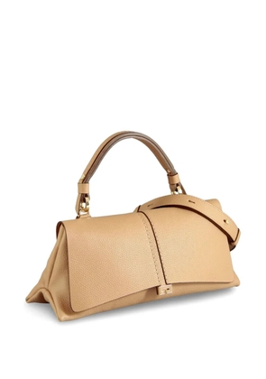 LORISTELLA Kendall pebbled leather tote bag - Neutrals