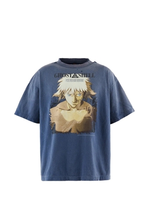 SAINT MXXXXXX graphic-print T-shirt - Blue