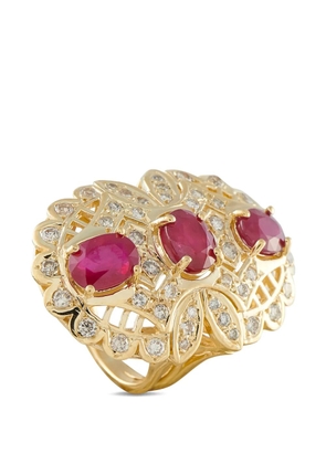 LB Exclusive ruby and diamond ring - Gold