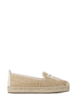 DKNY Maciella logo-embroidered espadrilles - Neutrals