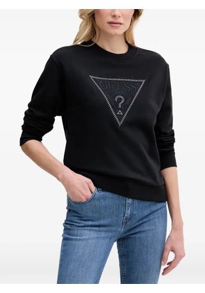 GUESS USA crystal-embellished sweatshirt - Black