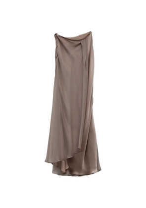 YANGKEHAN long draped layered skirt - Pink